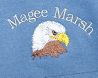 eagle embroided sweatshirt